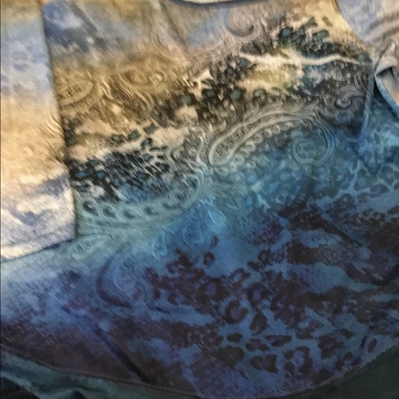 NWT One World Women’s Split Back Top - Picture 12 of 16